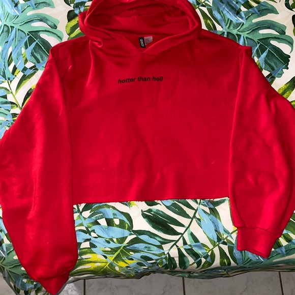 h&m hotter than hell hoodie